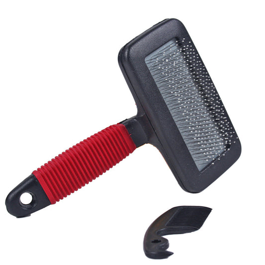 Pet Massage Steel Needle Comb Handle